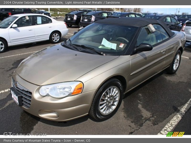 Light Almond Pearl Metallic / Sandstone 2004 Chrysler Sebring Touring Convertible
