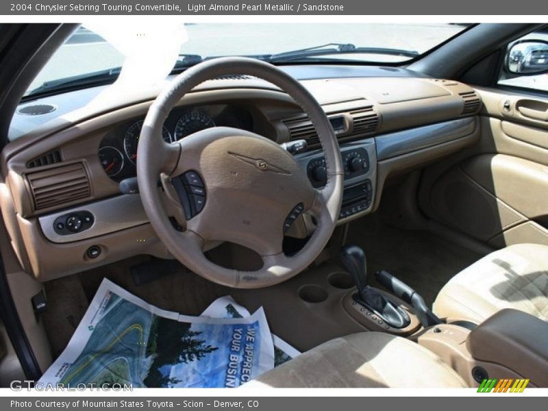 Light Almond Pearl Metallic / Sandstone 2004 Chrysler Sebring Touring Convertible