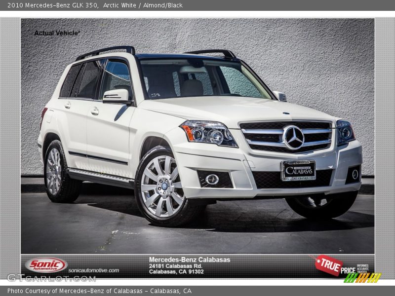 Arctic White / Almond/Black 2010 Mercedes-Benz GLK 350