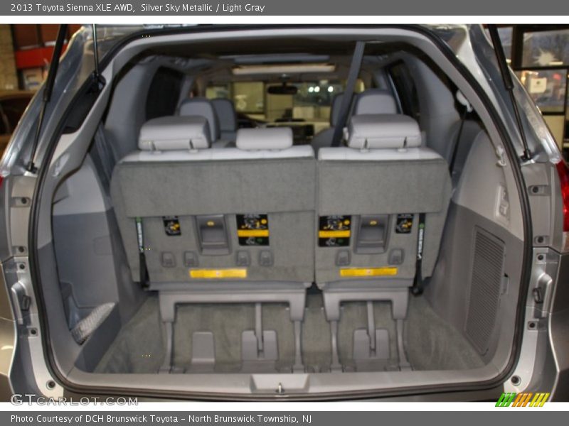 Silver Sky Metallic / Light Gray 2013 Toyota Sienna XLE AWD