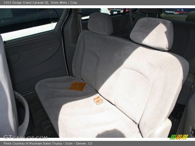 Stone White / Gray 2003 Dodge Grand Caravan SE