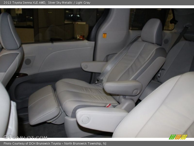 Silver Sky Metallic / Light Gray 2013 Toyota Sienna XLE AWD