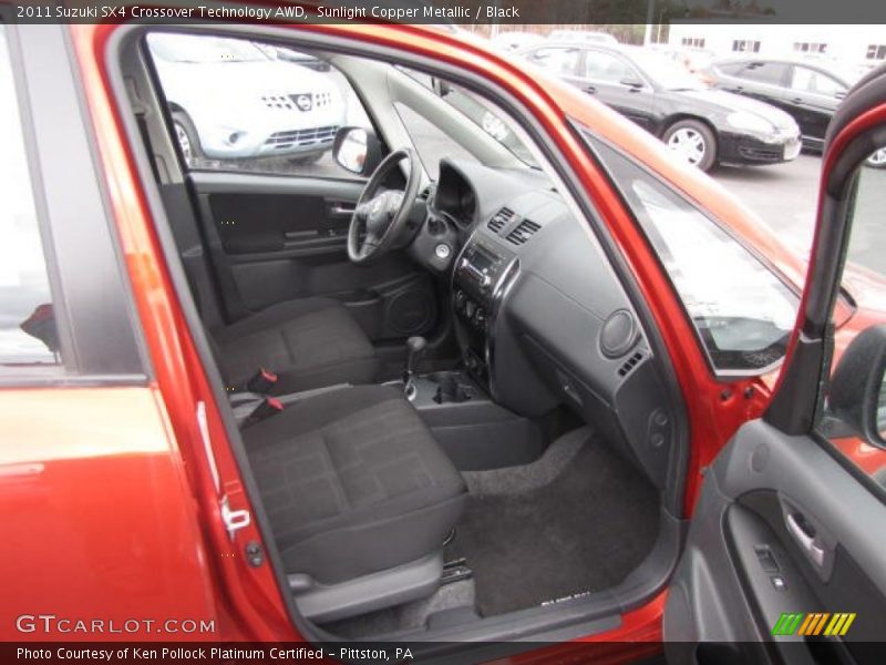 Sunlight Copper Metallic / Black 2011 Suzuki SX4 Crossover Technology AWD