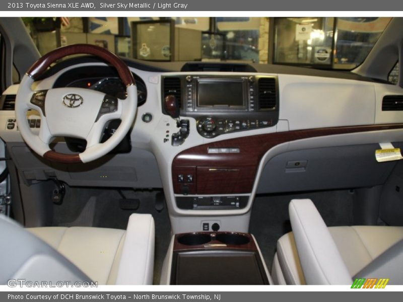 Silver Sky Metallic / Light Gray 2013 Toyota Sienna XLE AWD