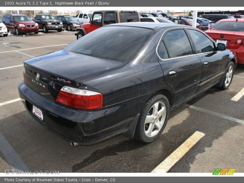 Nighthawk Black Pearl / Ebony 2003 Acura TL 3.2 Type S