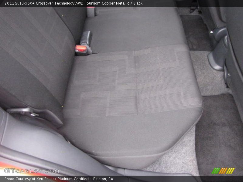 Sunlight Copper Metallic / Black 2011 Suzuki SX4 Crossover Technology AWD