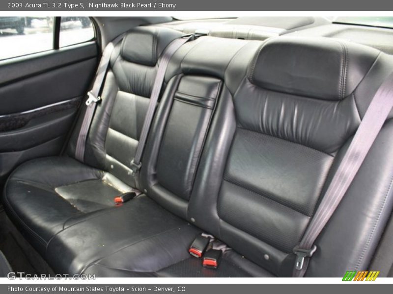 Rear Seat of 2003 TL 3.2 Type S