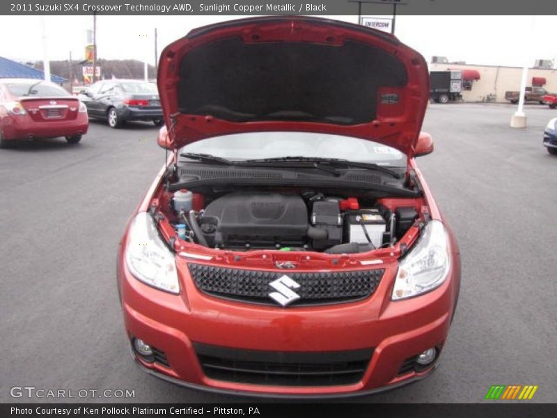 Sunlight Copper Metallic / Black 2011 Suzuki SX4 Crossover Technology AWD