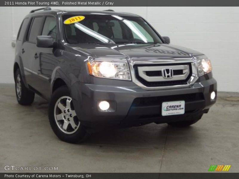 Polished Metal Metallic / Gray 2011 Honda Pilot Touring 4WD