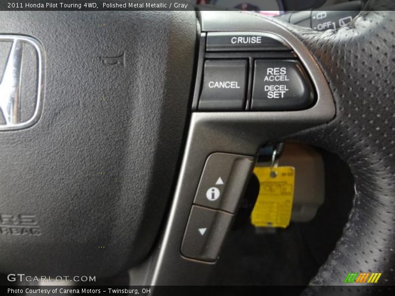Polished Metal Metallic / Gray 2011 Honda Pilot Touring 4WD