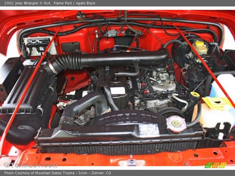  2002 Wrangler X 4x4 Engine - 4.0 Liter OHV 12-Valve Inline 6 Cylinder