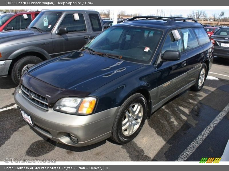 Deep Sapphire / Gray 2002 Subaru Outback Wagon