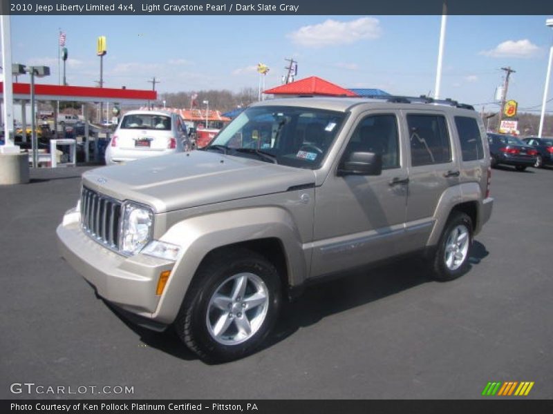 Light Graystone Pearl / Dark Slate Gray 2010 Jeep Liberty Limited 4x4