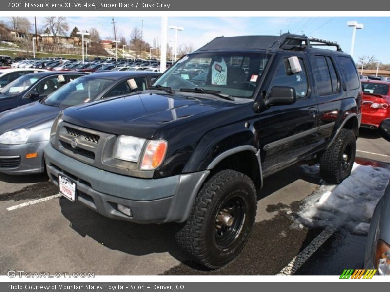 Super Black / Dusk Gray 2001 Nissan Xterra XE V6 4x4
