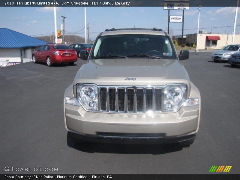 Light Graystone Pearl / Dark Slate Gray 2010 Jeep Liberty Limited 4x4