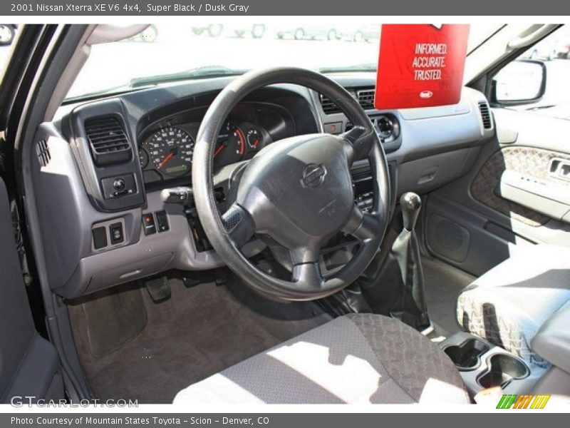 Super Black / Dusk Gray 2001 Nissan Xterra XE V6 4x4