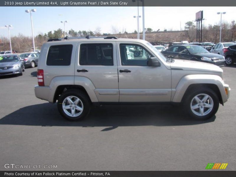 Light Graystone Pearl / Dark Slate Gray 2010 Jeep Liberty Limited 4x4