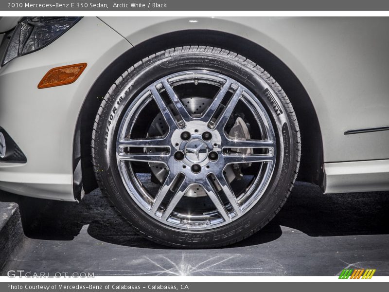 Arctic White / Black 2010 Mercedes-Benz E 350 Sedan