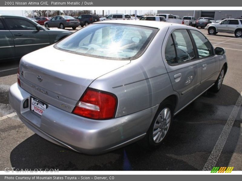 Platinum Metallic / Dusk 2001 Nissan Altima GXE