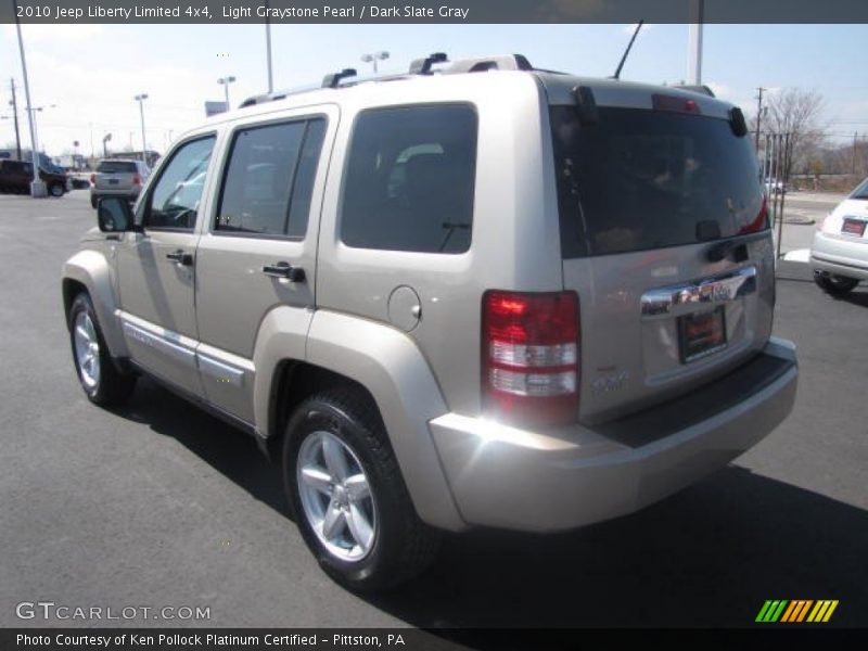 Light Graystone Pearl / Dark Slate Gray 2010 Jeep Liberty Limited 4x4
