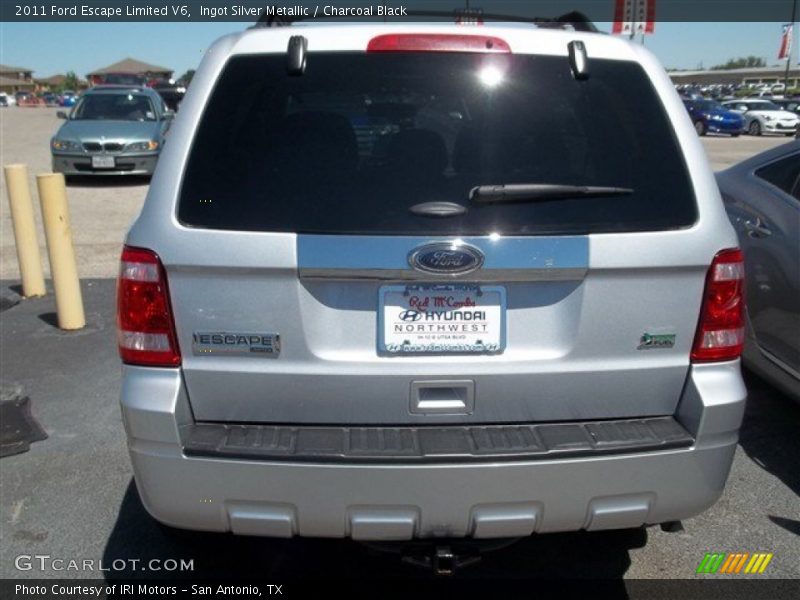 Ingot Silver Metallic / Charcoal Black 2011 Ford Escape Limited V6