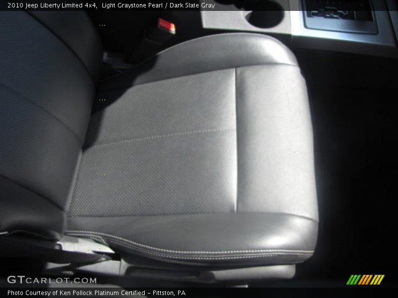 Light Graystone Pearl / Dark Slate Gray 2010 Jeep Liberty Limited 4x4