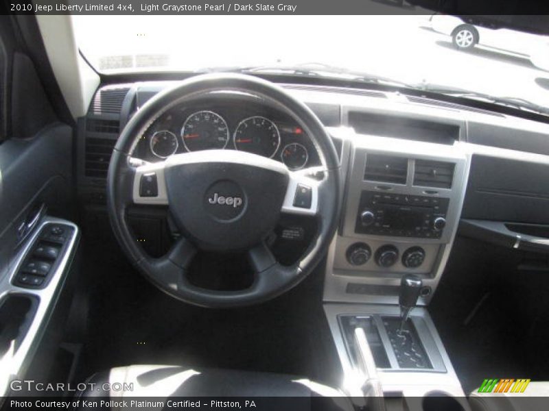 Light Graystone Pearl / Dark Slate Gray 2010 Jeep Liberty Limited 4x4