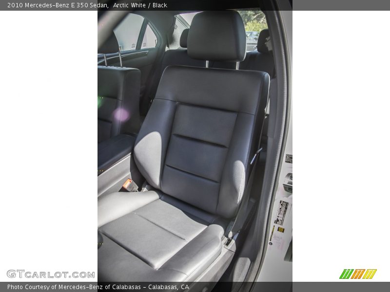 Arctic White / Black 2010 Mercedes-Benz E 350 Sedan