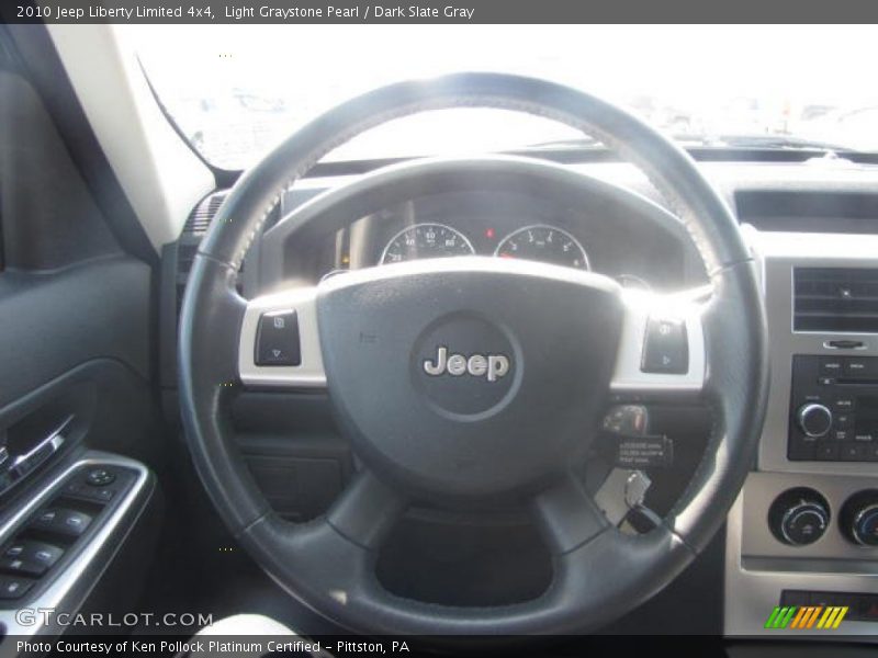 Light Graystone Pearl / Dark Slate Gray 2010 Jeep Liberty Limited 4x4