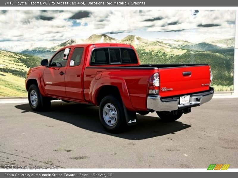 Barcelona Red Metallic / Graphite 2013 Toyota Tacoma V6 SR5 Access Cab 4x4