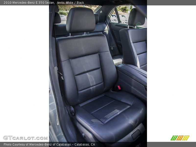 Arctic White / Black 2010 Mercedes-Benz E 350 Sedan