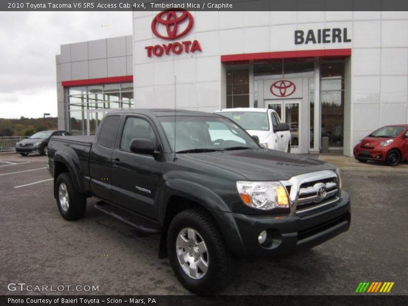 Timberland Mica / Graphite 2010 Toyota Tacoma V6 SR5 Access Cab 4x4