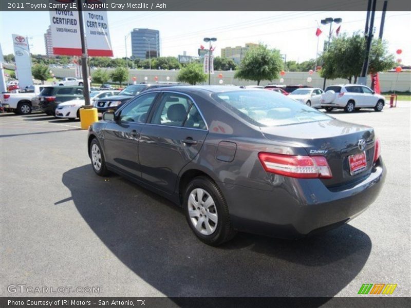 Magnetic Gray Metallic / Ash 2011 Toyota Camry LE