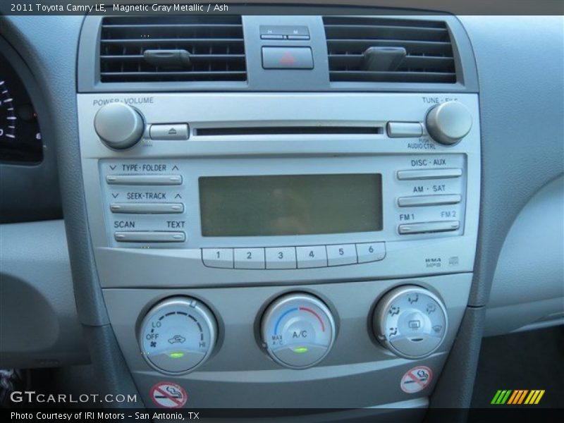Magnetic Gray Metallic / Ash 2011 Toyota Camry LE
