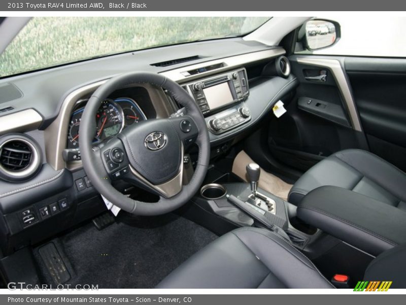 Black / Black 2013 Toyota RAV4 Limited AWD