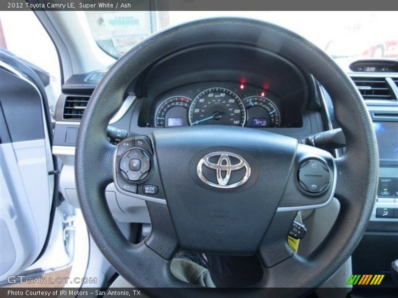 Super White / Ash 2012 Toyota Camry LE