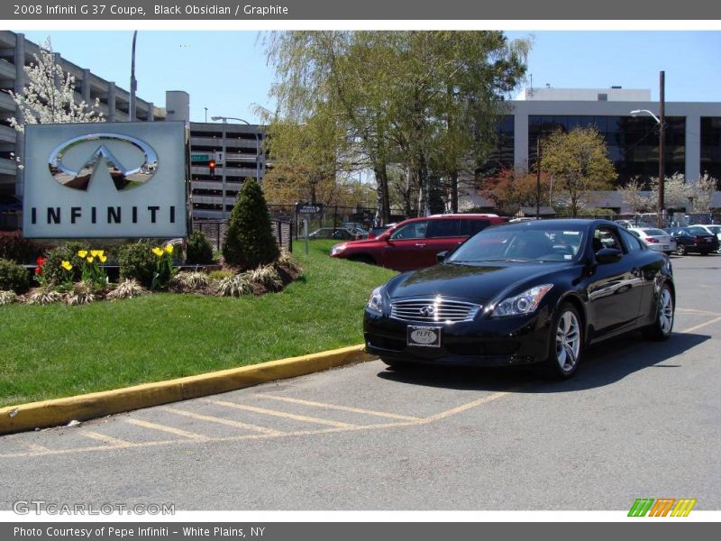 Black Obsidian / Graphite 2008 Infiniti G 37 Coupe