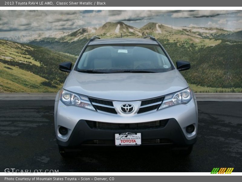 Classic Silver Metallic / Black 2013 Toyota RAV4 LE AWD