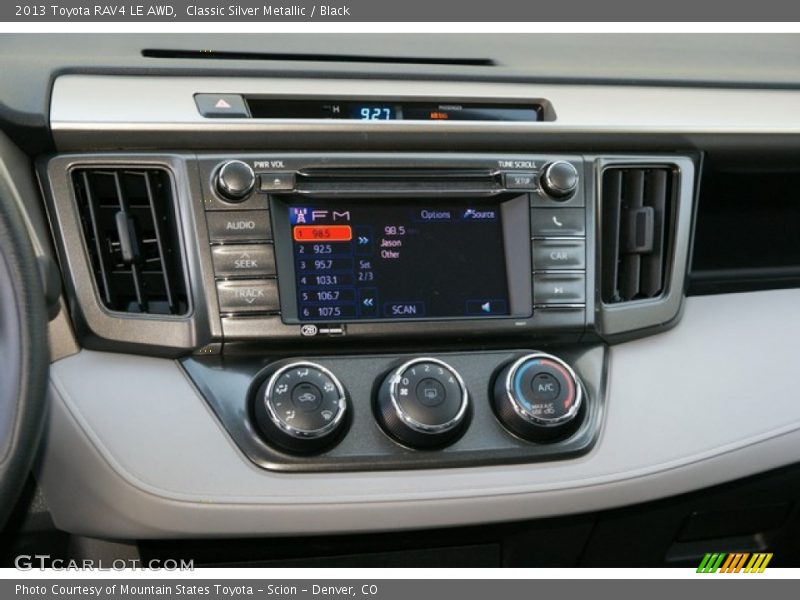 Classic Silver Metallic / Black 2013 Toyota RAV4 LE AWD