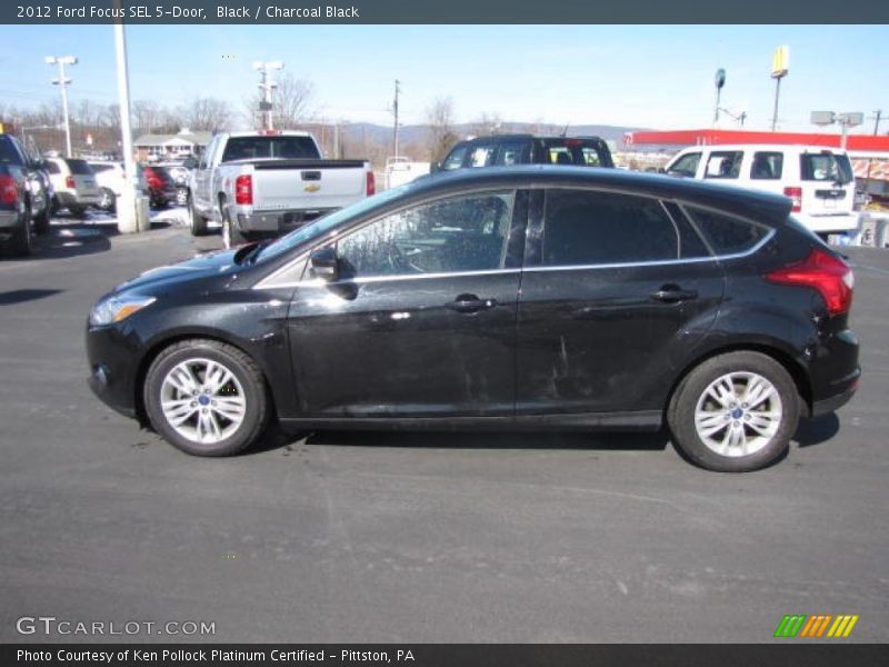 Black / Charcoal Black 2012 Ford Focus SEL 5-Door