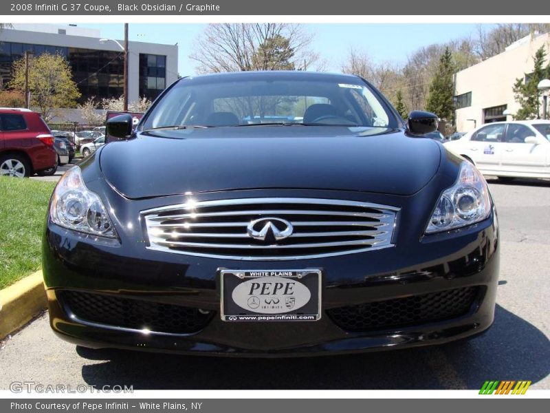 Black Obsidian / Graphite 2008 Infiniti G 37 Coupe