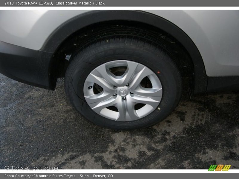 Classic Silver Metallic / Black 2013 Toyota RAV4 LE AWD