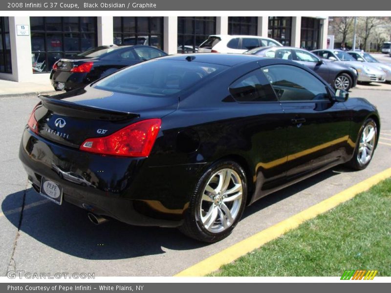 Black Obsidian / Graphite 2008 Infiniti G 37 Coupe