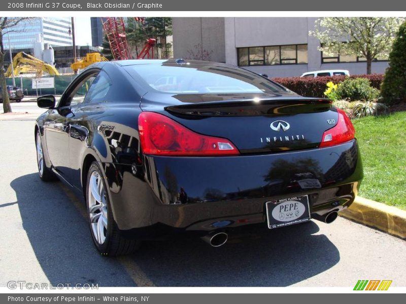 Black Obsidian / Graphite 2008 Infiniti G 37 Coupe