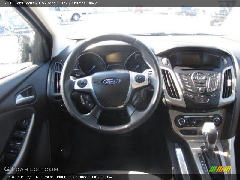 Black / Charcoal Black 2012 Ford Focus SEL 5-Door