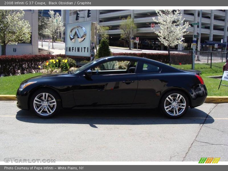 Black Obsidian / Graphite 2008 Infiniti G 37 Coupe