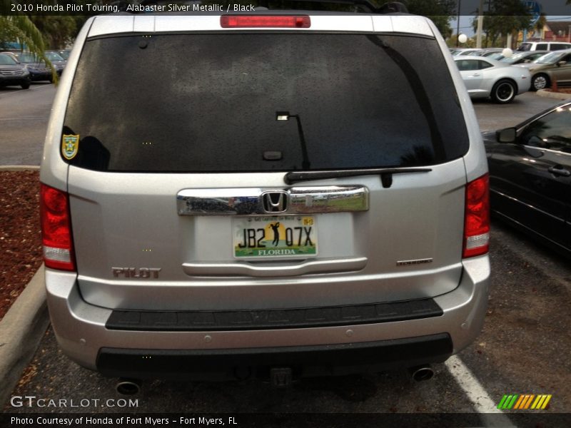 Alabaster Silver Metallic / Black 2010 Honda Pilot Touring
