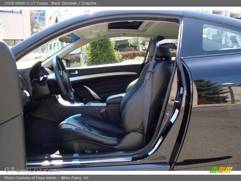 Black Obsidian / Graphite 2008 Infiniti G 37 Coupe