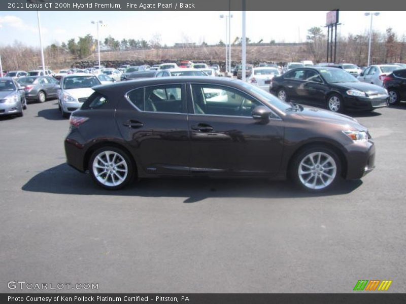 Fire Agate Pearl / Black 2011 Lexus CT 200h Hybrid Premium