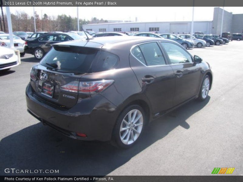 Fire Agate Pearl / Black 2011 Lexus CT 200h Hybrid Premium